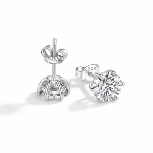 Khuyên tai Moissanite bạc S925 Hani Jewellery